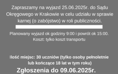Wycieczka do Sądu Okręgowego
